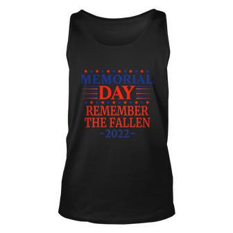 2022 Memorial Day Remember The Fallen Great Gift Unisex Tank Top - Monsterry UK