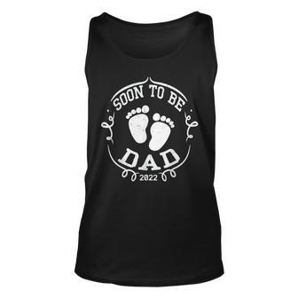 2022 Mens Soon To Be Dad 2022 Fathers Day First Time Daddy Men Women Tank Top Graphic Print Unisex - Thegiftio UK