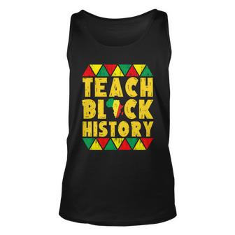 Teach Black History Unisex Tank Top