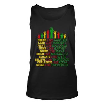 Black History Month Famous Figures Hands Graphic Design Printed Casual Daily Basic Unisex Tank Top