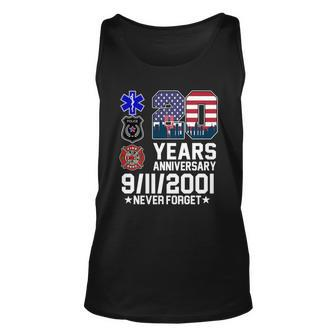20Th Anniversary 9112001 Never Forget 911 Tshirt Unisex Tank Top - Monsterry CA