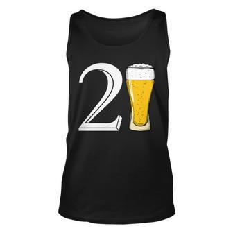 21St Birthday Funny Beer Tshirt Unisex Tank Top - Monsterry AU