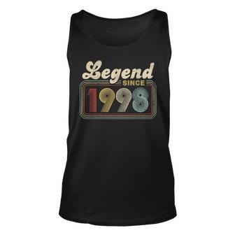 24 Years Old 24Th Birthday Decoration Legend Since 1998 Unisex Tank Top - Seseable