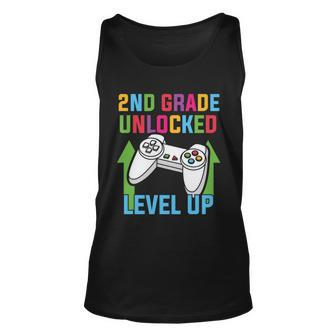 2Nd Grade Unlocked Level Up Back To School First Day Of School Unisex Tank Top - Monsterry