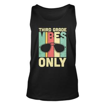 3Rd Grade Vibes Only Back To School Unisex Tank Top - Monsterry