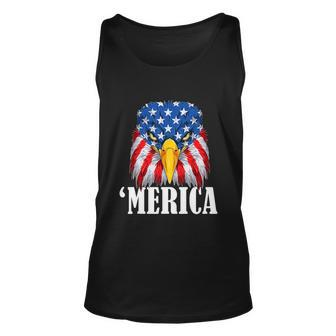4Th July Eagle Merica America Independence Day Patriot Usa Gift Unisex Tank Top - Monsterry UK