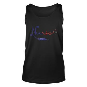 4Th Of July 2021 Or Independence Day Or 4Th Of July Nurse Cute Gift Unisex Tank Top - Monsterry DE