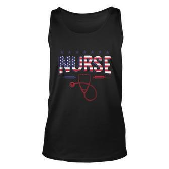 4Th Of July 2021 Or Independence Day Or 4Th Of July Nurse Gift Unisex Tank Top - Monsterry CA