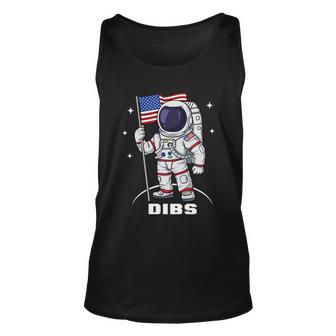 4Th Of July Astronaut Usa American Flag Funny Patriotic Unisex Tank Top - Monsterry AU