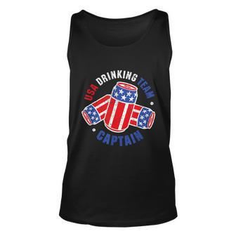 4Th Of July Beer Can Flag Usa Drinking Team Unisex Tank Top - Monsterry CA