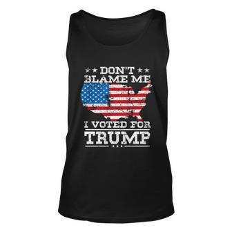 4Th Of July Dont Blame Me I Voted For Trump Unisex Tank Top - Monsterry DE