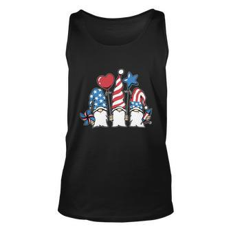 4Th Of July Gnomes Shirts Women Outfits For Men Patriotic Unisex Tank Top - Monsterry