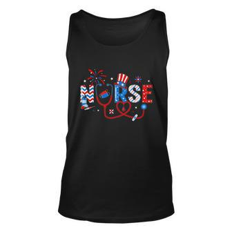 4Th Of July Nursing For Women Stethoscope Nurse Graduation Meaningful Gift Unisex Tank Top - Monsterry CA