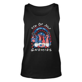 4Th Of July With My Gnomies Shirt Gnome Unisex Tank Top - Monsterry AU