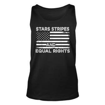 4Th Of July Womens Rights Stars Stripes And Equal Rights Unisex Tank Top - Seseable