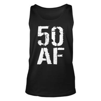 50 Af 50Th Birthday Tshirt Unisex Tank Top - Monsterry UK