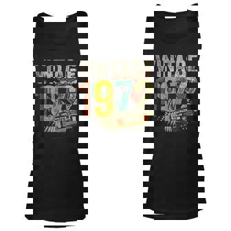 50 Year Old Gift Vintage 1972 50Th Birthday Limited Edition Men Women Tank Top Graphic Print Unisex - Thegiftio