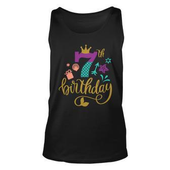 7Th Birthday Cute V2 Unisex Tank Top - Monsterry AU