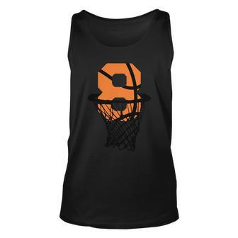 8Th Birthday Basketball 8Th Birthday Basketball Basketball Player Unisex Tank Top - Monsterry