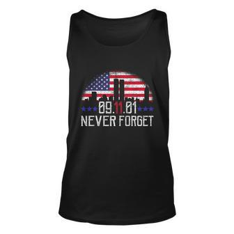 9 11 Never Forget 9 11 Tshirt9 11 Never Forget Shirt Patriot Day Graphic Design Printed Casual Daily Basic Unisex Tank Top - Thegiftio UK