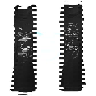 9 Types Of Whales - Whale Breeds Species - Whale Lover Unisex Tank Top - Thegiftio