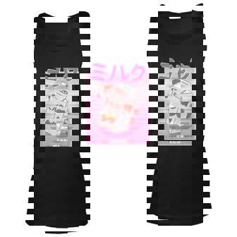 90’S Vaporwave Japanese Strawberry Milk Carton Kawaii Tank Top | Mazezy