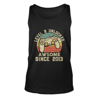 9Th Birthday Gift Boy 9 Years Being Awesome Unisex Tank Top - Monsterry CA
