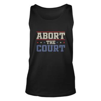Abort The Court Scotus Reproductive Rights Vintage Design Unisex Tank Top - Thegiftio UK