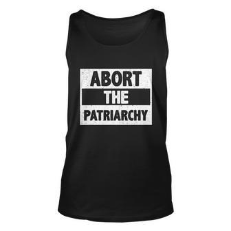 Abort The Patriarchy Vintage Feminism Reproduce Dignity Unisex Tank Top - Monsterry CA