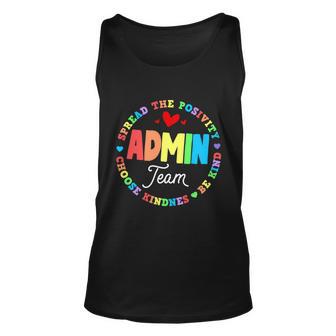 Admin Team Squad School Assistant Principal Administrator Great Gift V2 Unisex Tank Top - Monsterry DE