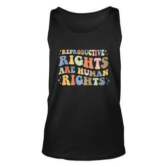 Aesthetic Reproductive Rights Are Human Rights Feminist V3 Unisex Tank Top - Monsterry AU