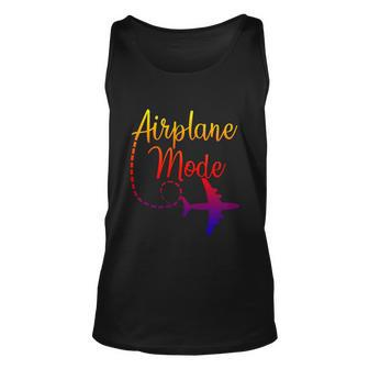 Airplane Mode Traveling Vacation For Girls And Womens Meaningful Gift Graphic Design Printed Casual Daily Basic Unisex Tank Top - Thegiftio UK