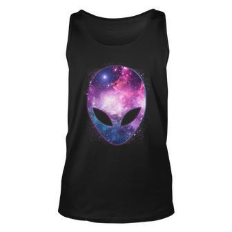 Alien Galaxy Face Unisex Tank Top - Thegiftio UK