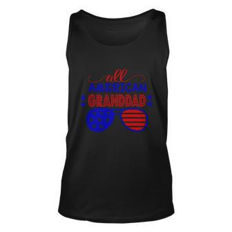 All American Grandad Sunglesses 4Th Of July Independence Day Patriotic Unisex Tank Top - Monsterry