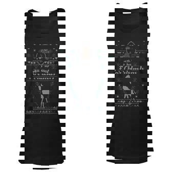 All I Want For Christmas Is A Giraffe Unisex Tank Top - Thegiftio