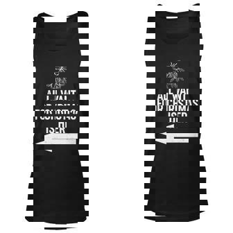 All I Want For Christmas Is Her Matching Couples Unisex Tank Top - Thegiftio