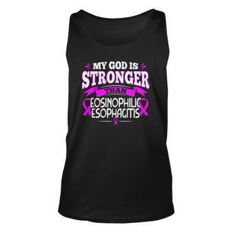 Allergic Oesophagitis Awareness Ribbon For Eoe Patients Tank Top | Mazezy
