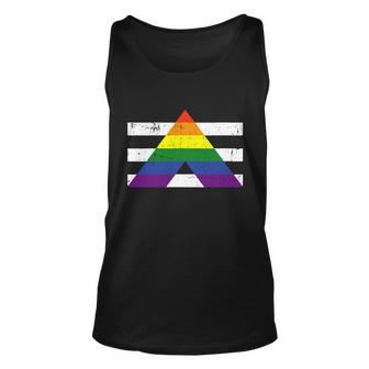 Ally Pride Flag Lgbt Straight Gay Pride Month Unisex Tank Top - Thegiftio UK
