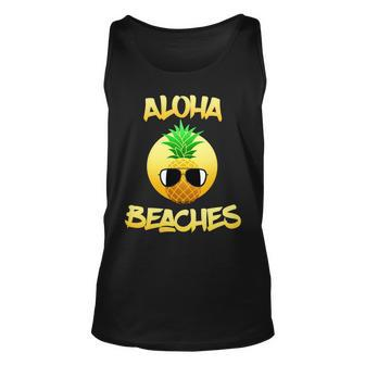 Aloha Beaches Tshirt Unisex Tank Top - Monsterry
