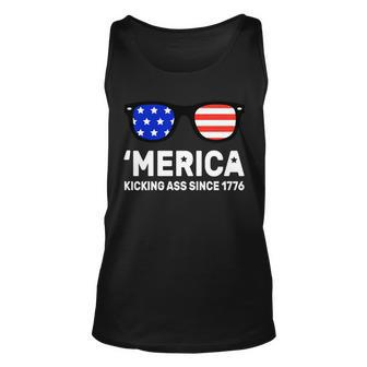 America Kicking Ass Since 1776 Tshirt Unisex Tank Top - Monsterry