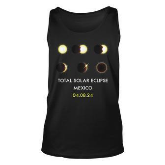 America Totality 040824 Total Solar Eclipse Mexico 2024 Men Women Tank Top Graphic Print Unisex - Thegiftio UK