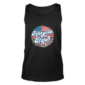 American Baby Leopard Funny 4Th Of July Unisex Tank Top - Monsterry