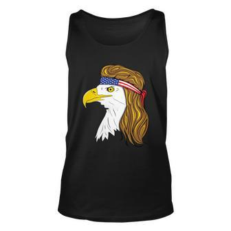 American Bald Eagle Mullet 4Th Of July Funny Usa Patriotic Cute Gift Unisex Tank Top - Monsterry CA