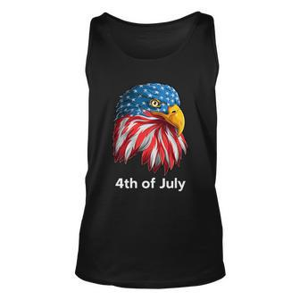 American Bald Eagle Mullet 4Th Of July Funny Usa Patriotic Gift Unisex Tank Top - Monsterry CA