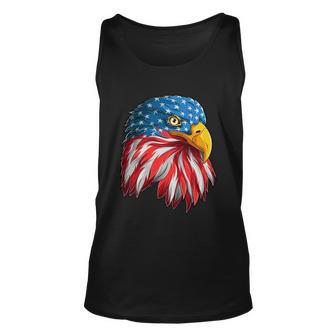 American Bald Eagle Mullet 4Th Of July Funny Usa Patriotic Gift V2 Unisex Tank Top - Monsterry