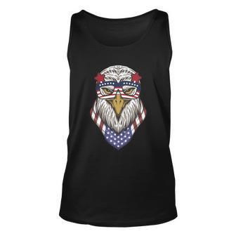 American Bald Eagle Mullet 4Th Of July Funny Usa Patriotic Gift V3 Unisex Tank Top - Monsterry AU