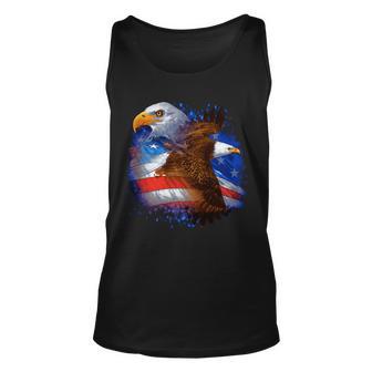 American Pride Soaring Eagle Usa Tshirt Unisex Tank Top - Monsterry CA