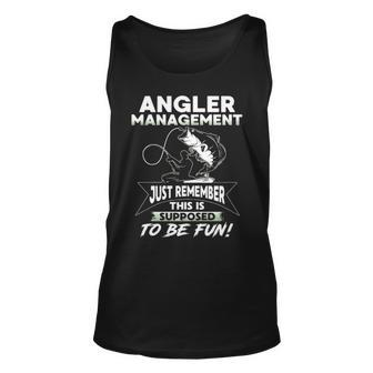 Angler Management Unisex Tank Top - Seseable