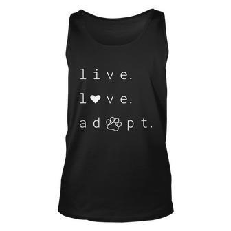 Animal Rescue Dog Paw Print Sweater Adopt A Rescue Dog Cool Gift Graphic Design Printed Casual Daily Basic Unisex Tank Top - Thegiftio UK