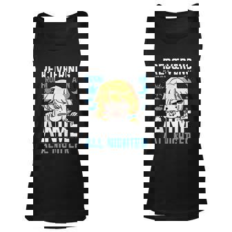 Anime All Nighter Japanese Manga Sun Series Moon Cloud Star Unisex Tank Top - Thegiftio